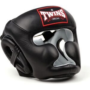 Twins Special HGL3 Twins Black Sparring Headguard - Black