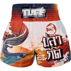 TUFF Sport MS670 TUFF Muay Thai Shorts The Wind in The Water - Red