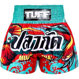 TUFF Sport MS672 TUFF Muay Thai Shorts The Half-Sun Light - Red