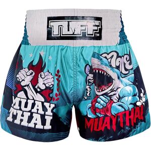 TUFF Sport MS673 TUFF Muay Thai Shorts The Carcharodon - Blue