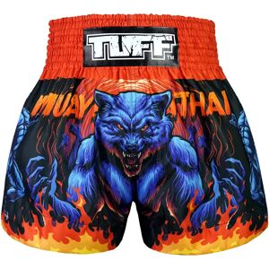 TUFF Sport MS683 TUFF Muay Thai Shorts Midnight Werewolf - Blue