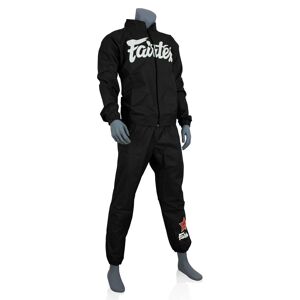 VS2 Fairtex Vinyl Sweatsuit Black - Black