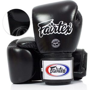 BGV1-B Fairtex Black Breathable Boxing Gloves - Black