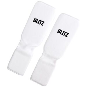 Blitz Elastic Shin & Instep Pads - White