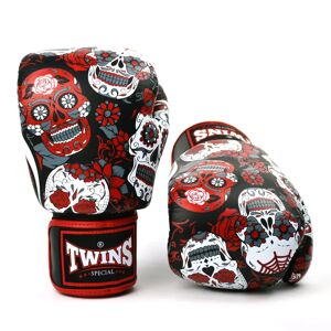 Twins Special FBGVL3-53 Twins Red Skull Boxing Gloves - Red