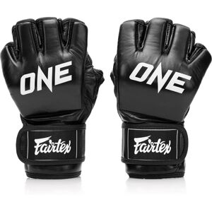 FGV12 Fairtex X ONE Championship Black MMA Gloves - Black