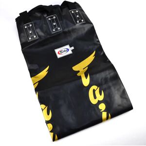 HB6 Fairtex Black-Gold 6ft Muaythai Banana Bag (UN-FILLED) - Black