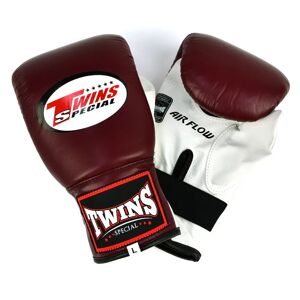 Twins Special TBGLA1F Twins Air Flow Bag Gloves Maroon-White - Maroon