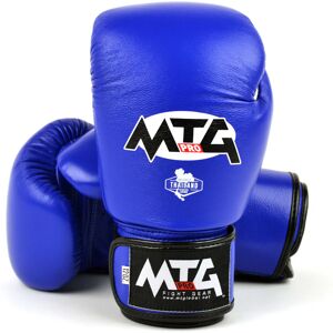 VG1 MTG Pro Blue Velcro Boxing Gloves - Blue