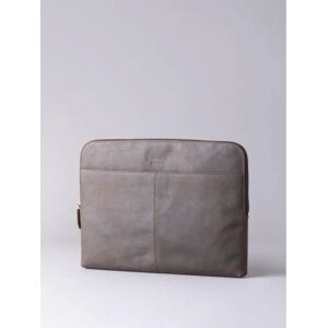 Lakeland Leather Hunter Leather Laptop Sleeve in Chocolate Brown - Brown