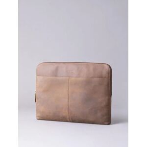 Lakeland Leather Hunter Leather Laptop Sleeve in Tan - Tan