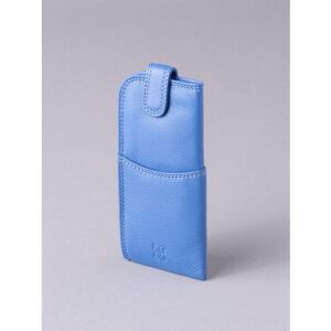 Lakeland Leather Leather Tab Glasses Case in Blue - Blue