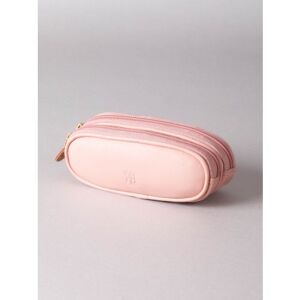 Lakeland Leather Leather Double Glasses Case in Blush Pink - Pink