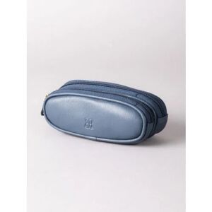 Lakeland Leather Leather Double Glasses Case in Navy - Blue