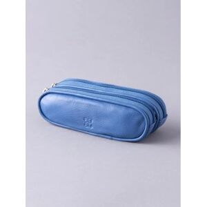 Lakeland Leather Leather Double Glasses Case in Blue - Blue