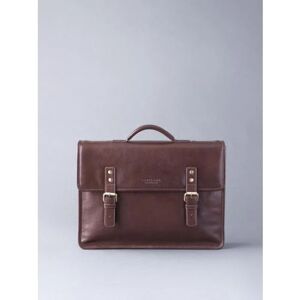 Lakeland Leather Hawkshead Leather 13 Inch Satchel in Chestnut - Brown