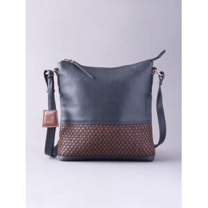 Lakeland Leather Waverton Leather Cross Body in Navy - Blue