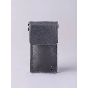 Lakeland Leather Bowness Leather Cross Body Phone Pouch in Black - Black