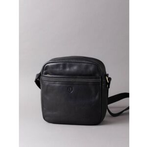 Lakeland Leather Keswick Small Leather Messenger Bag in Black - Black