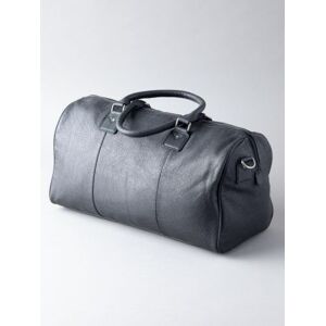 Lakeland Leather Discoverer Medium Leather Holdall in Black - Black