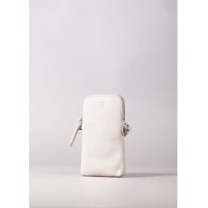 Lakeland Leather Coniston Leather Cross Body Phone Pouch in Parchment - Off-White