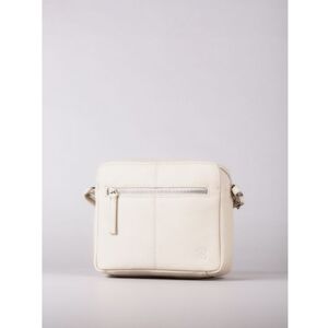 Lakeland Leather Alston Boxy Leather Cross Body Bag in White - White