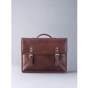 Lakeland Leather Hawkshead Leather 15 Inch Satchel in Chestnut - Brown