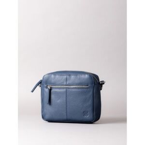 Lakeland Leather Alston Boxy Leather Cross Body Bag in Navy - Blue