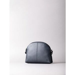 Lakeland Leather Elterwater Curved Leather Cross Body Bag in Navy - Blue