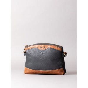 Lakeland Leather Hartsop Zip Leather Cross Body Bag in Navy - Blue