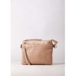 Lakeland Leather Harstone Mini Leather Cross Body Bag in Taupe - Beige