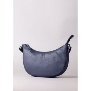 Lakeland Leather Coniston Crescent Leather Cross Body Bag in Navy - Blue