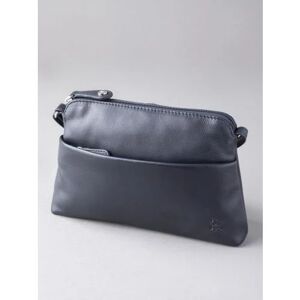 Lakeland Leather Rydal Small Leather Cross Body Bag in Navy - Blue