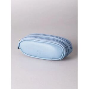 Lakeland Leather Leather Double Glasses Case in Sky Blue - Blue