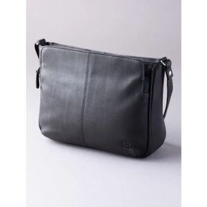 Lakeland Leather Ambleside Leather Cross Body Bag in Black - Black