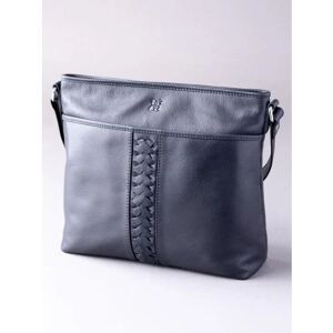 Lakeland Leather Farlam Leather Cross Body Bag in Navy - Blue