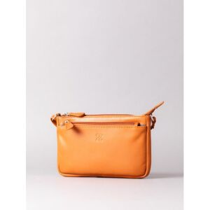 Lakeland Leather Enderlea Small Leather Cross Body Bag in Orange - Orange