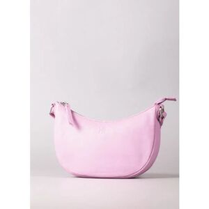 Lakeland Leather Coniston Crescent Leather Cross Body Bag in Pink - Pink