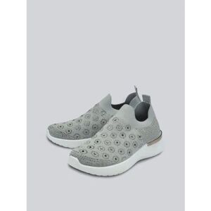 Lotus Stamway Laceless Trainers in Grey - Grey