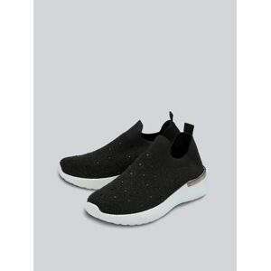 Lotus Stamway Laceless Trainers in Black - Black