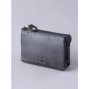 Lakeland Leather Leather Coin Purse in Black - Black