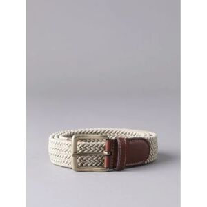 Lakeland Leather Greythwaite Braided Belt in Stone - Beige