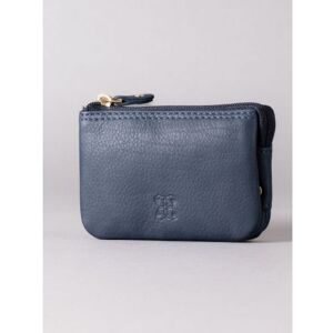 Lakeland Leather Leather Coin Purse in Navy - Blue