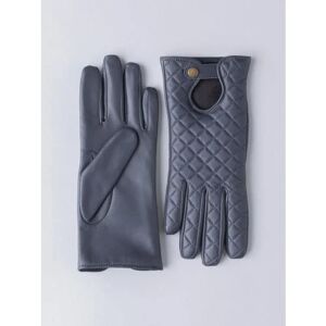 Lakeland Leather Tarn Leather Quilted Gloves in Navy - Blue