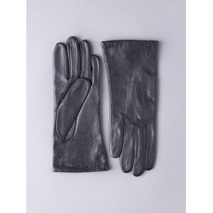 Lakeland Leather Mia V Classic Leather Gloves in Black - Black