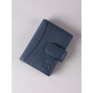 Lakeland Leather Leather Multi Credit Card Holder in Navy - Blue
