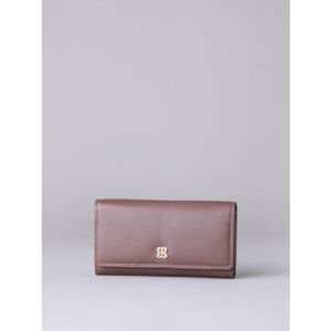 Lakeland Leather Rickerlea Leather Flapover Purse in Brown - Brown