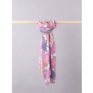 Lakeland Leather Sorbet Floral Print Scarf in Pink - Pink