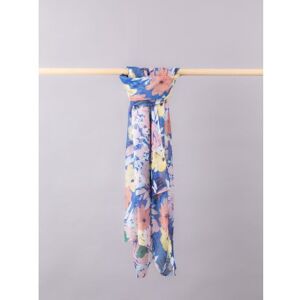 Lakeland Leather Brenda Floral Print Scarf in Blue - Blue