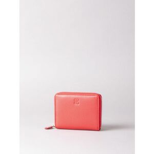 Lakeland Leather Small Leather Zip Purse in Red - Red